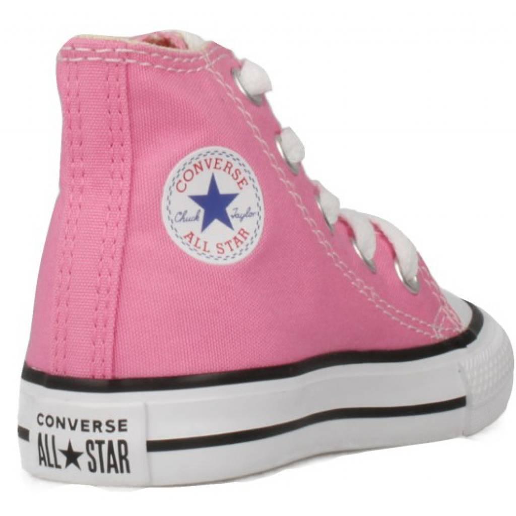 Baskets Converse Modèle Ct All Star Hi Couleur Rose 3/7