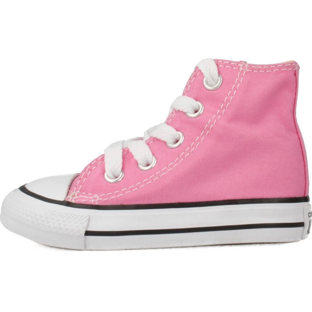 Baskets Converse Modèle Ct All Star Hi Couleur Rose 2/7