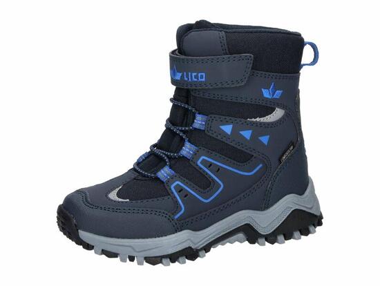 LICO Raseborg VS bottes d'hiver enfant imperméables scratch bleu