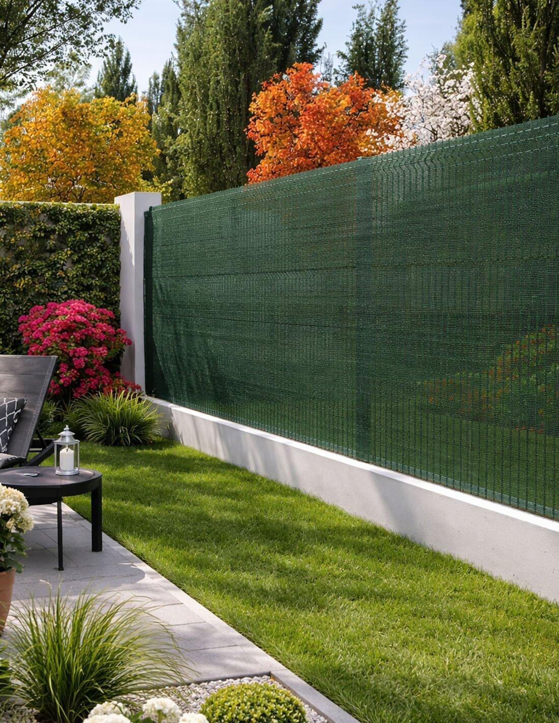 Malla de Ocultación 110g/m² Premium | So JARDIN202 Verde Oscuro 2 x 10 metros 3/5