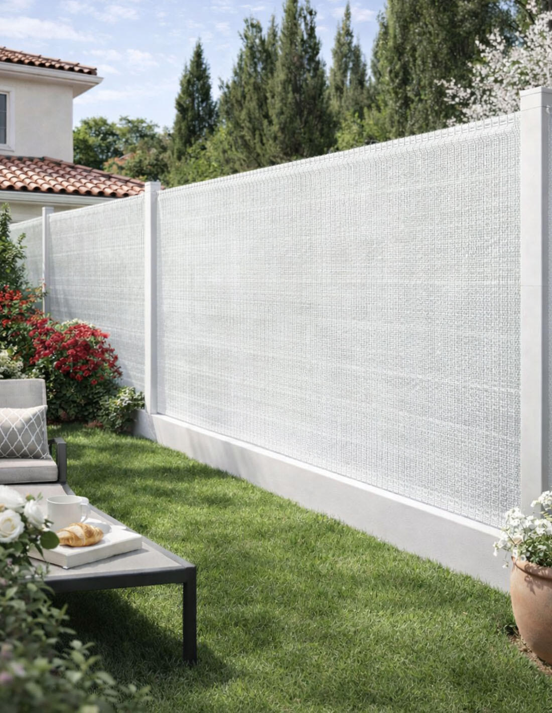 Malla de Ocultación 110g/m² Premium | So JARDIN202 Blanca 1,50 x 50 metros 3/5