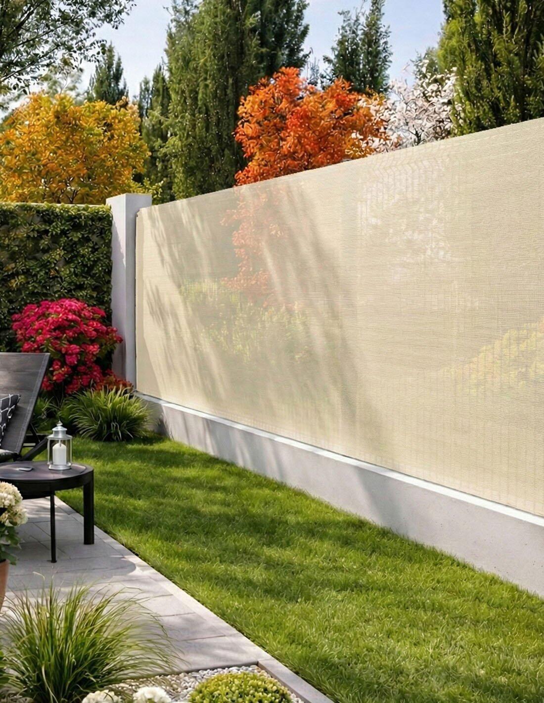 Malla de Ocultación 110g/m² Premium | So JARDIN202 Beige 1,50 x 10 metros 3/5
