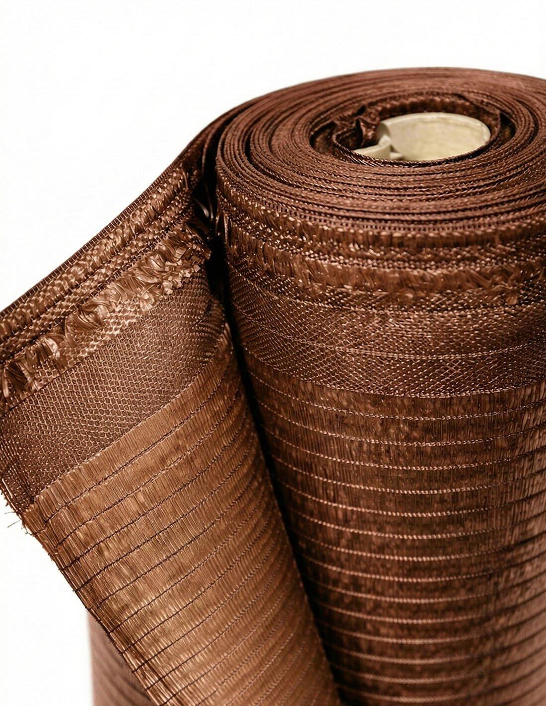 Malla de Ocultación 110g/m² Premium | So JARDIN202 Marrón 2 x 50 metros 2/5