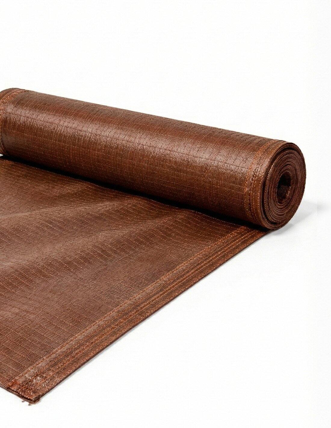 Malla de Ocultación 110g/m² Premium | So JARDIN202 Marrón 2 x 50 metros 4/5