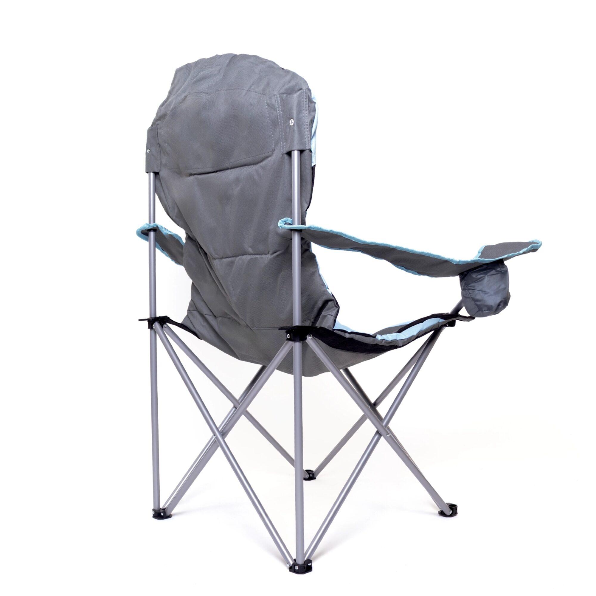 Set di 2 sedie da campeggio con portabottiglie sul bracciolo 7/7