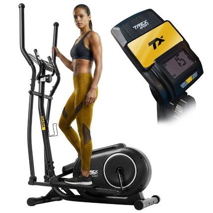 Trenażer eliptyczny magnetyczny Trex Sport DASH z kołem 6 kg, do 120 kg