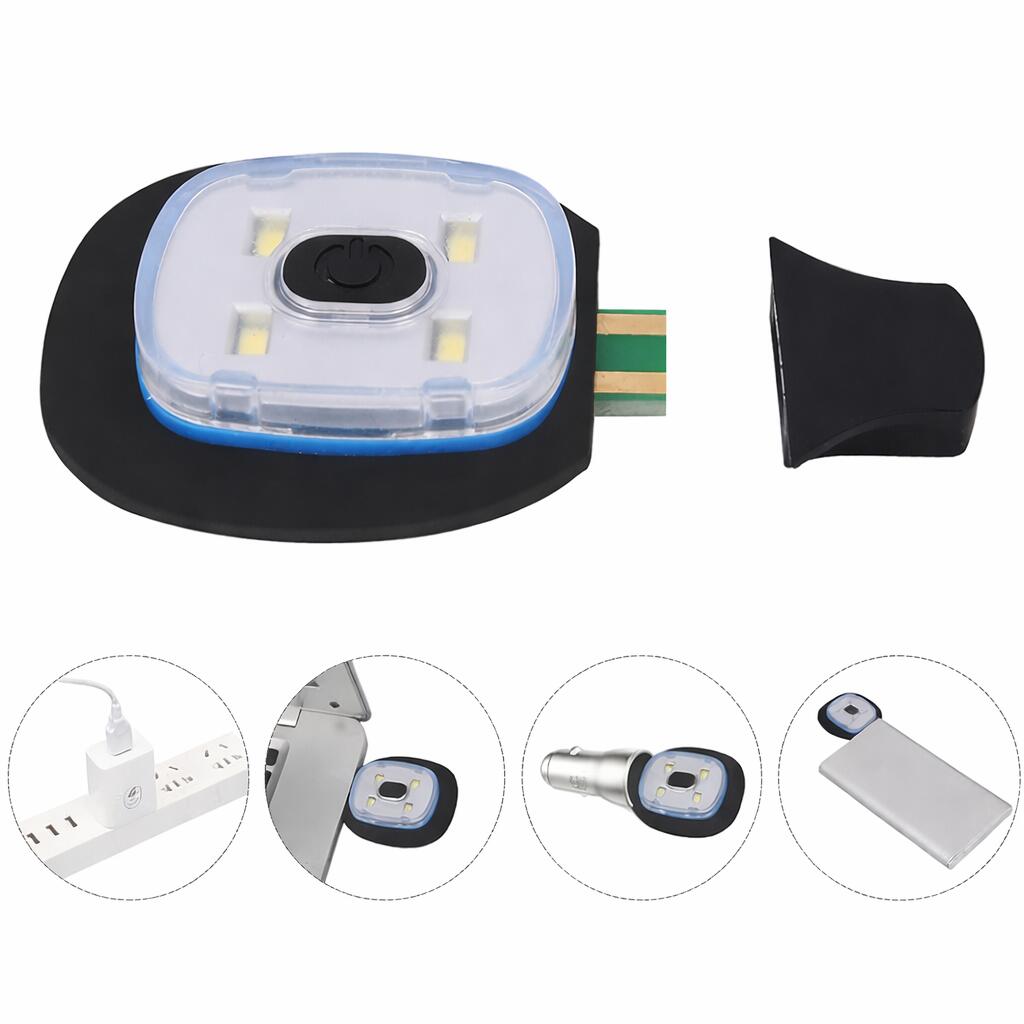 bonnet unisexe avec lumière led rechargeable usb 3/4
