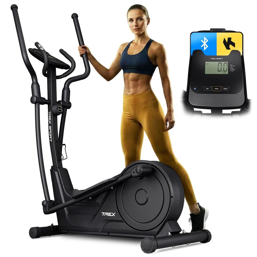 Елиптичен тренажор KRAD TX-650CT магнитен Kinomap до 120 кг