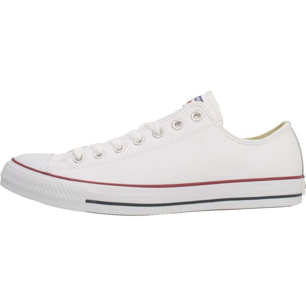 Baskets Converse Chuck Taylor Ox Leather, Blanc, Unisexe 2/6