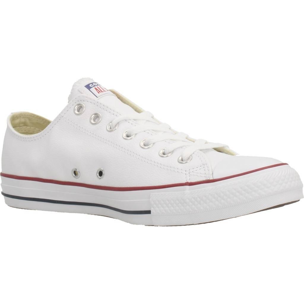 Baskets Converse Chuck Taylor Ox Leather, Blanc, Unisexe 5/6