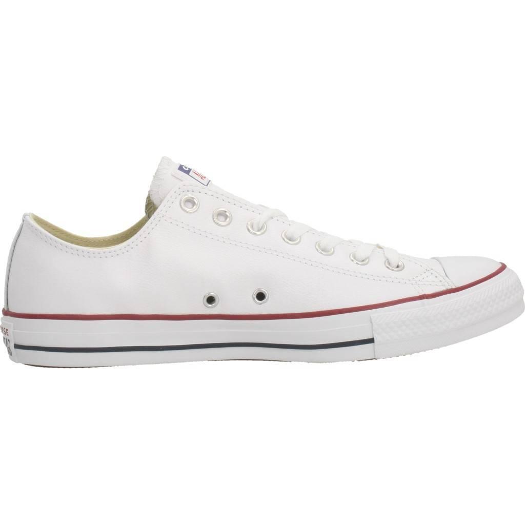 Baskets Converse Chuck Taylor Ox Leather, Blanc, Unisexe 4/6