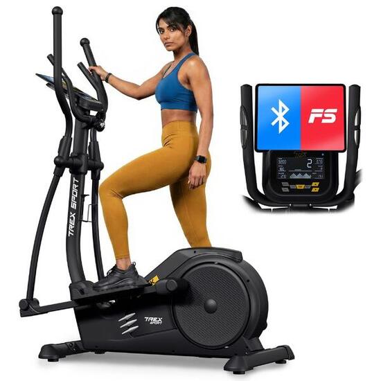 Rower eliptyczny elektromagnetyczny Trex Sport STARK z kołem 14kg udźwig 135kg