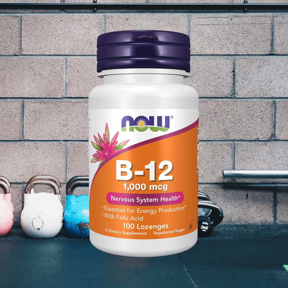 Now Foods B-12 1000mcg (100 lozenges) Unflavoured 2/3