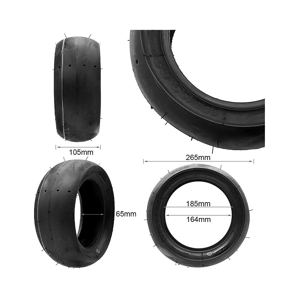 Neumático Tubeless Slick 100/55-6.5 para Patinete Eléctrico 2/5