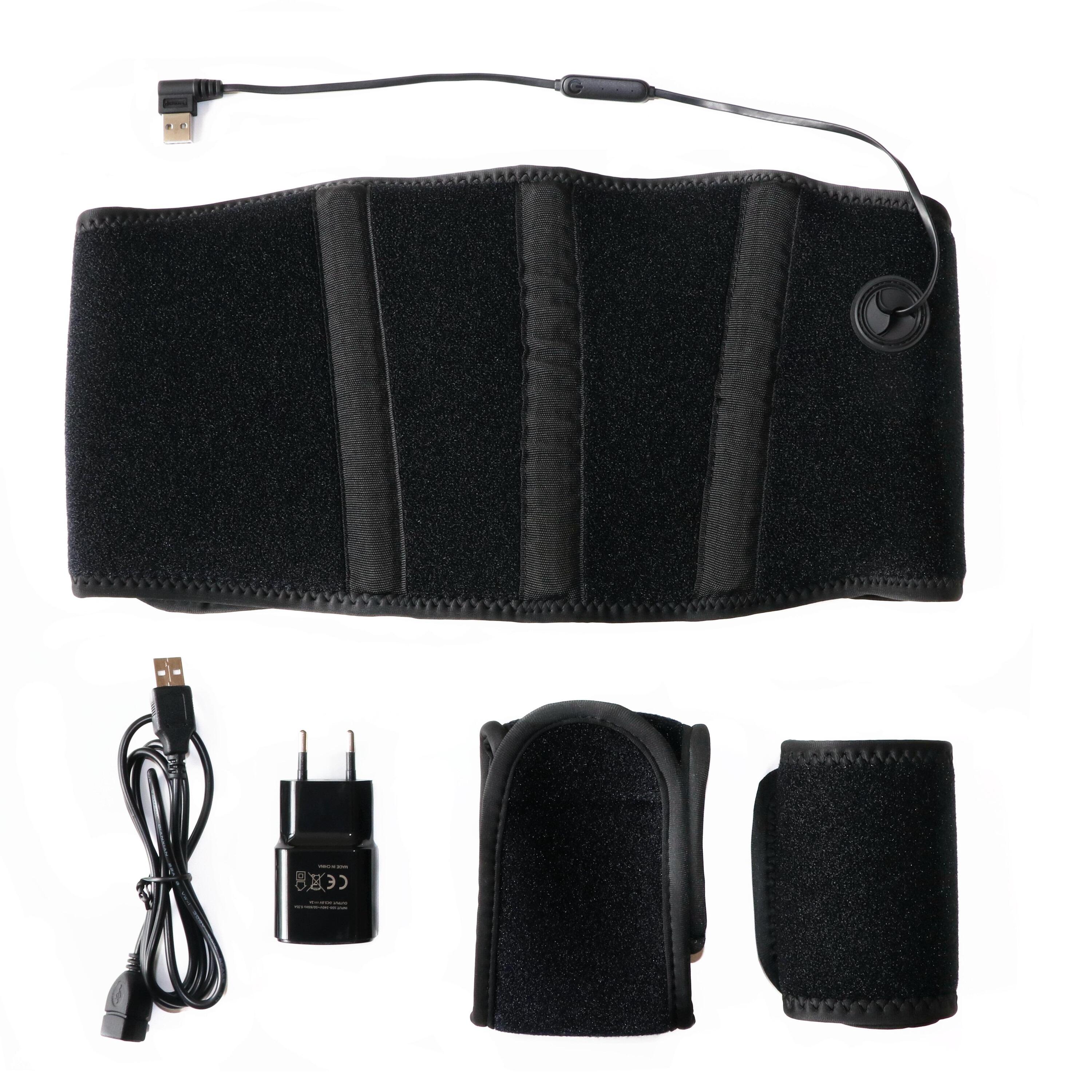 Draagbare infrarood verwarmingsgordel voor de rug met USB 2/5