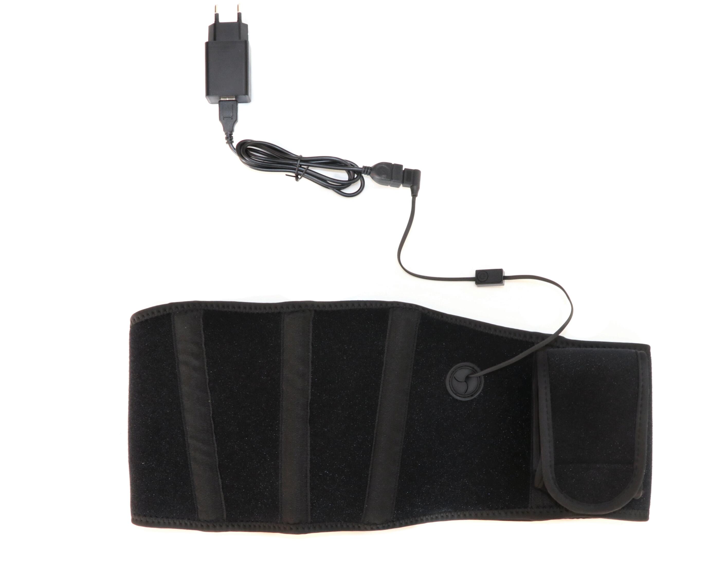 Draagbare infrarood verwarmingsgordel voor de rug met USB 4/5