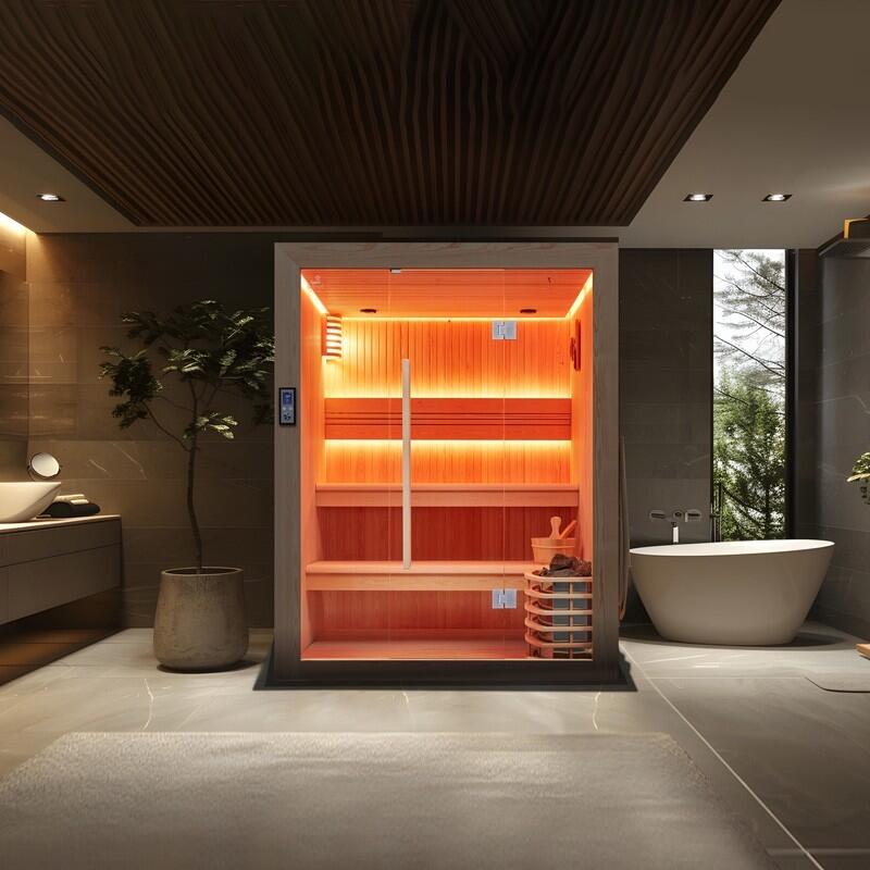 Sauna Boreal® Siberia 165 - 4 places - 165*165*210 3/7