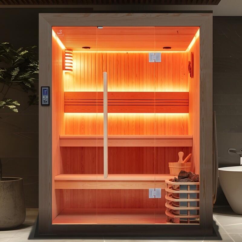 Sauna Boreal® Siberia 165 - 4 places - 165*165*210 2/7