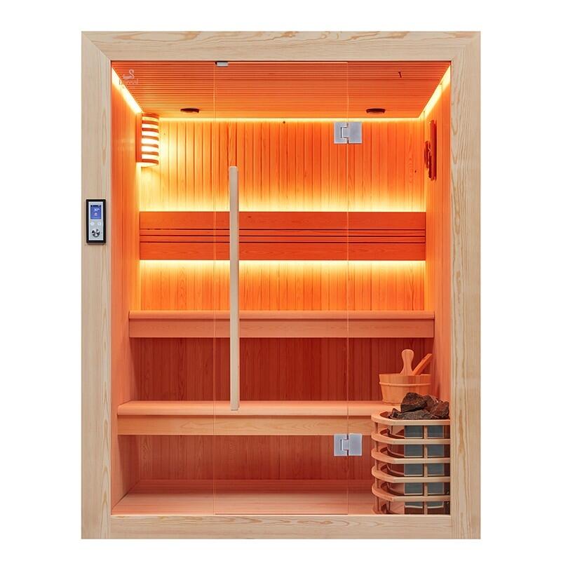 Sauna Boreal® Siberia 165 - 4 places - 165*165*210 4/7