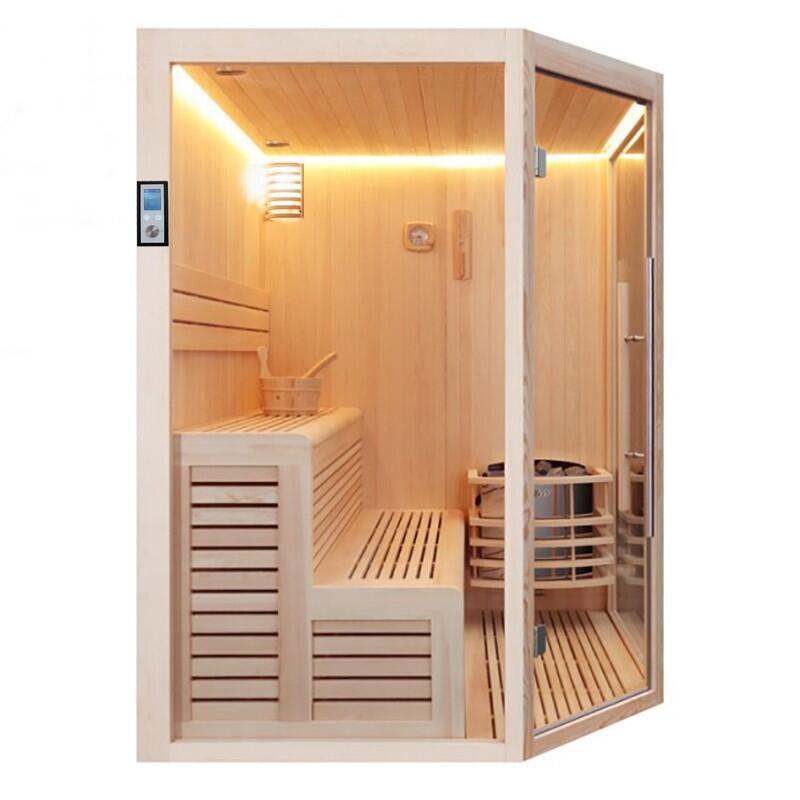 Sauna d'angle Boreal® Evasion Baltik 5 places - 180x180x210 cm 3/7