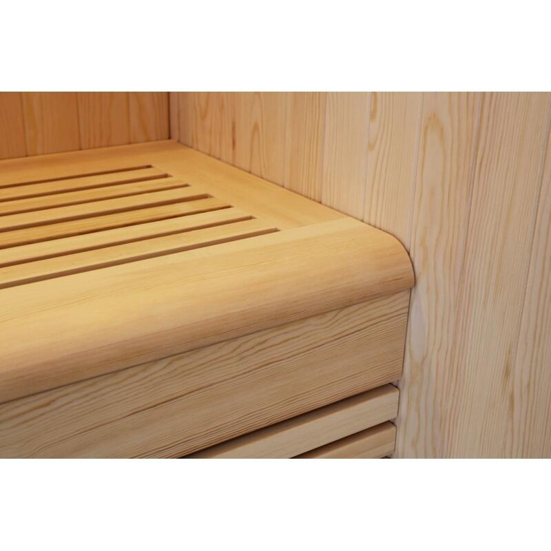 Sauna d'angle Boreal® Evasion Baltik 3/4 places - 160x160x210 cm 5/7