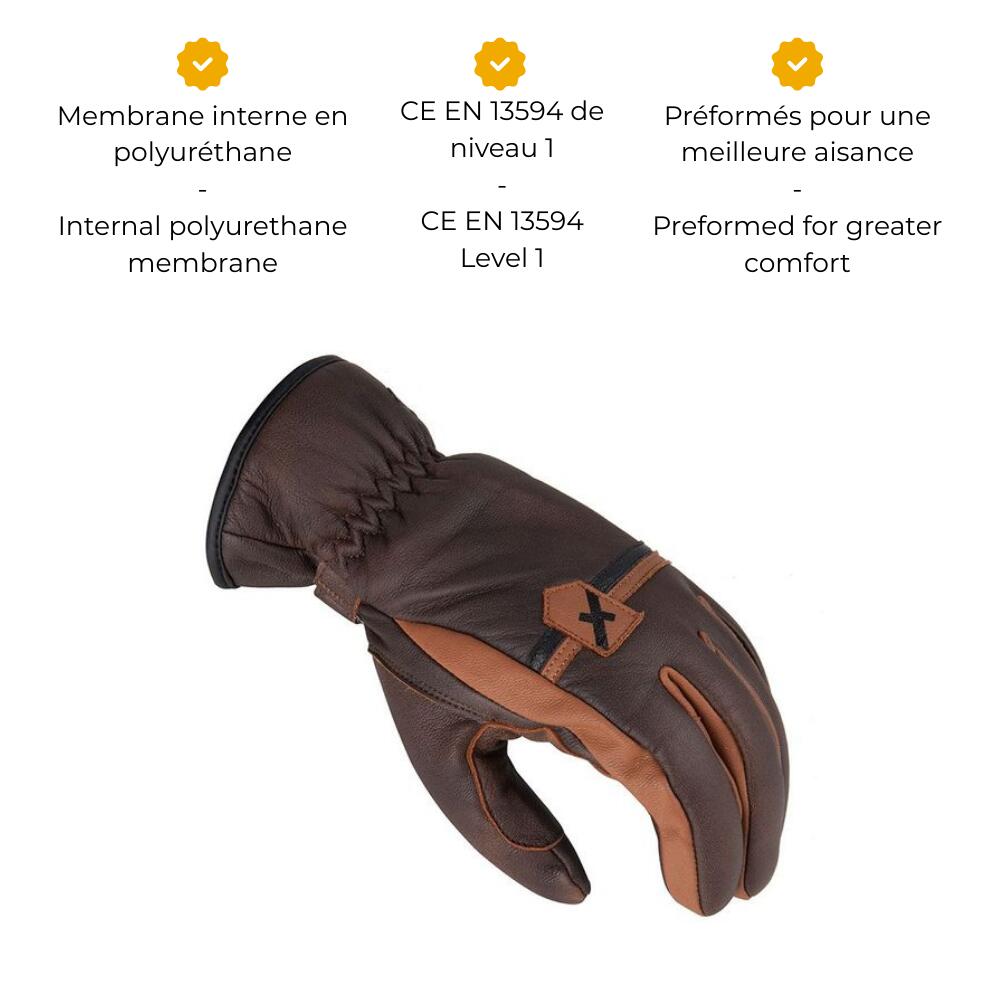 Gants Moto Homologués CE STRIPE MOTOBLOUZ 3/6