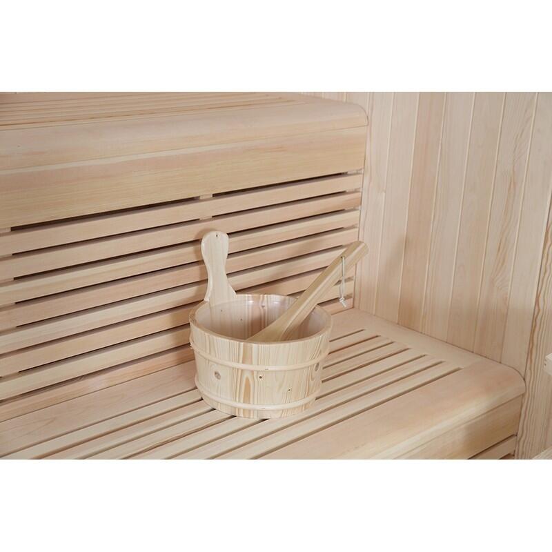 Sauna d'angle Boreal® Evasion Baltik 5 places - 180x180x210 cm 7/7