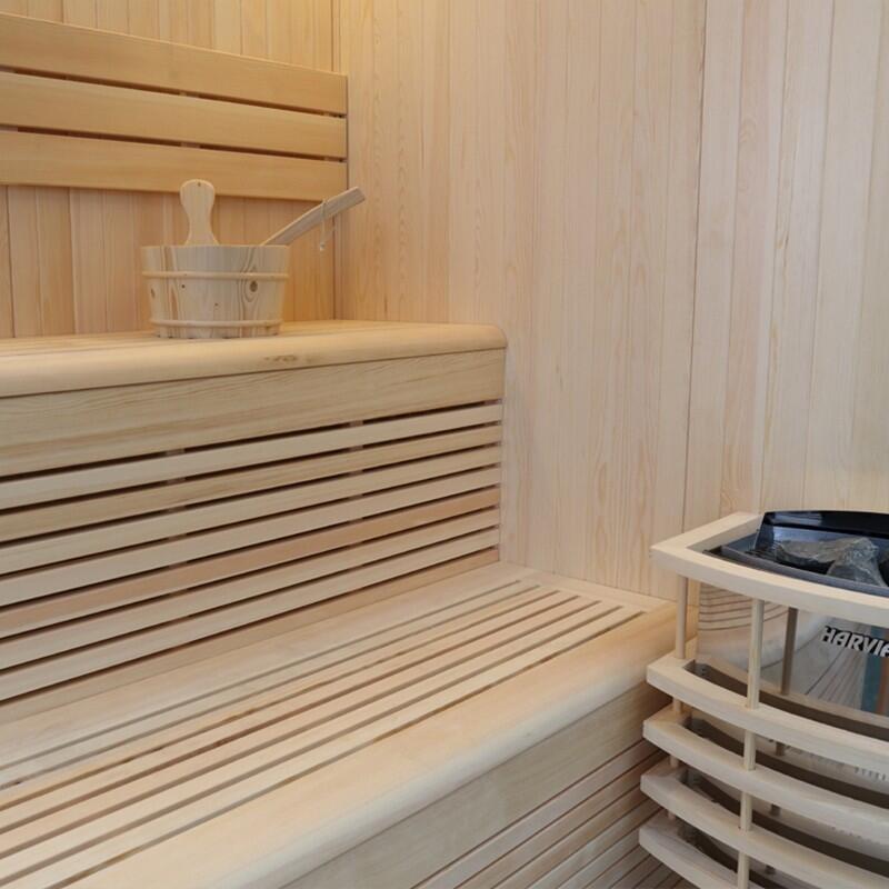 Sauna d'angle Boreal® Evasion Baltik 5 places - 180x180x210 cm 5/7