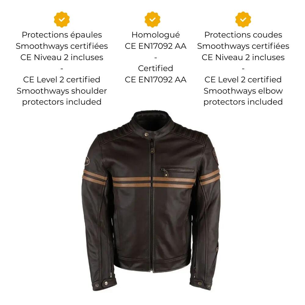 Blouson moto homme certifié | LEGEND 5/7