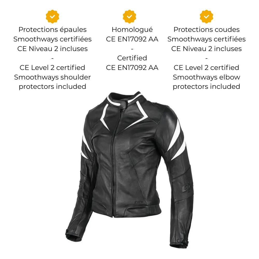 Blouson moto femme certifié | DIVA RACER 5/7