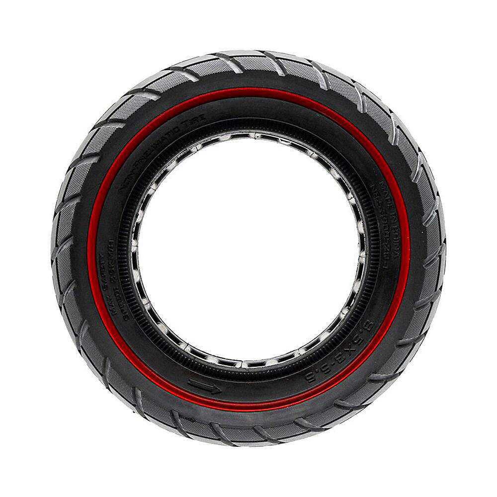 Rueda Maciza Ultraligera Offroad 8,5x3-5,5 Línea Roja para Patinete Eléctrico 4/5