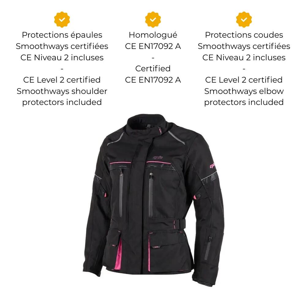 Veste moto certifiée moto ROADTRIP WOMAN 5/7