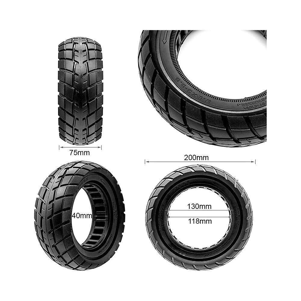 Rueda Maciza Ultraligera Offroad 8,5x3-5,5 para Patinete Eléctrico 5/5
