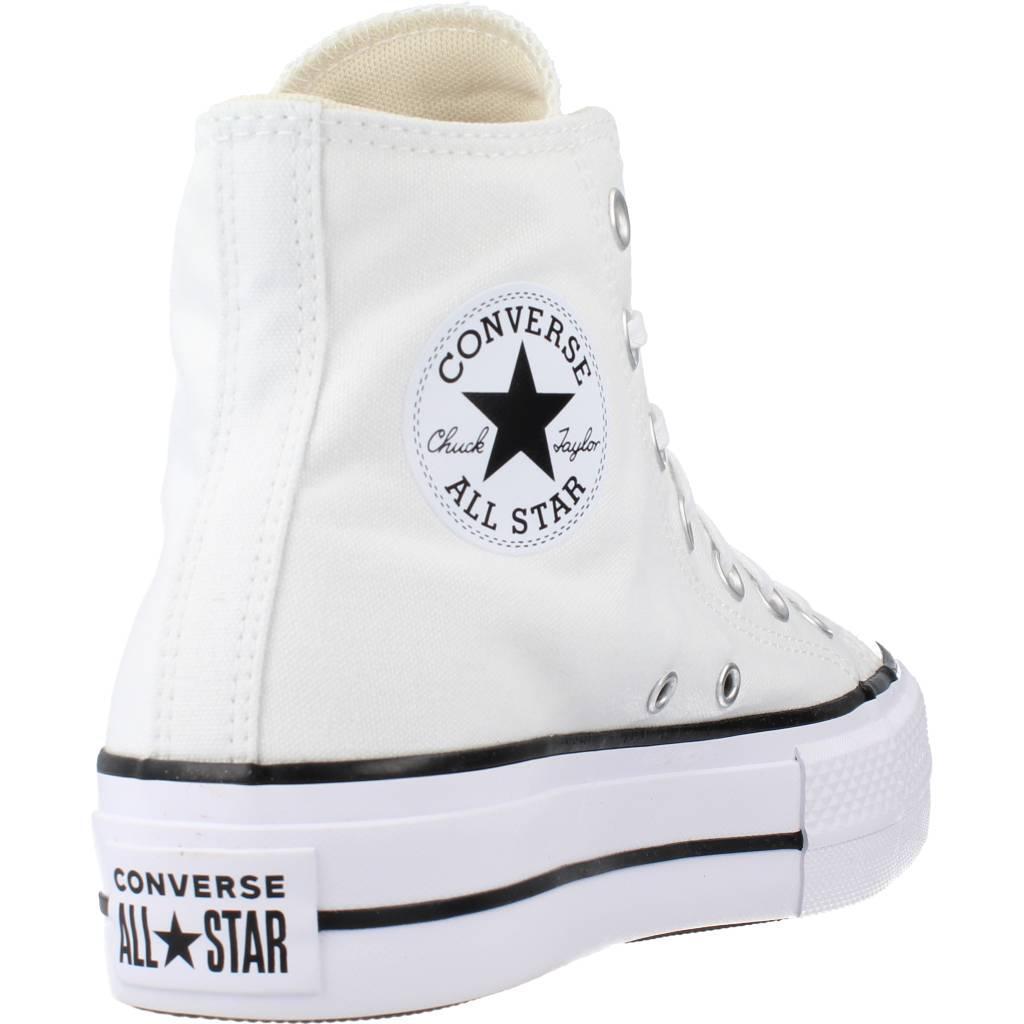 Calçado Converse Chuck Taylor All Star Lift Hi, Branco, Mulheres 3/7