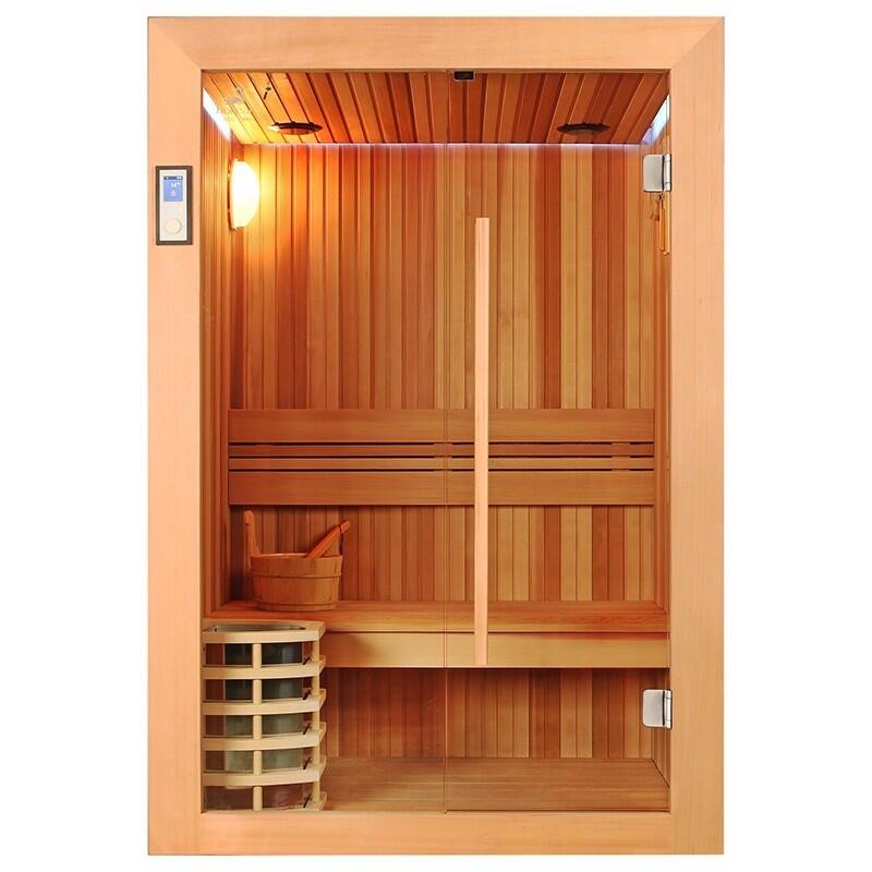Sauna Boreal® Evasion 130 - sauna de luxe en cèdre rouge 2 personnes 1/7