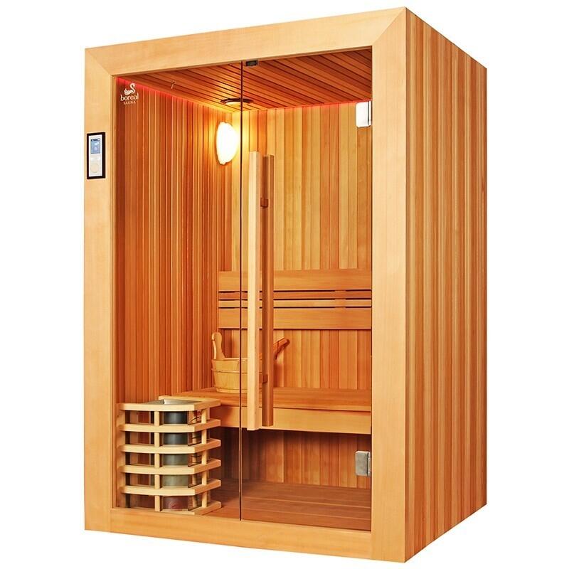 Sauna Boreal® Evasion 130 - sauna de luxe en cèdre rouge 2 personnes 3/7