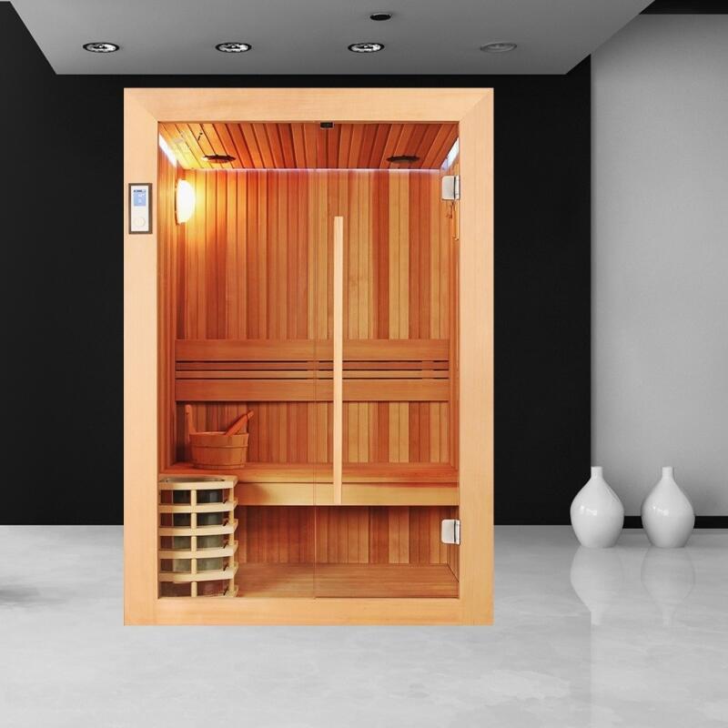 Sauna Boreal® Evasion 130 - sauna de luxe en cèdre rouge 2 personnes 2/7