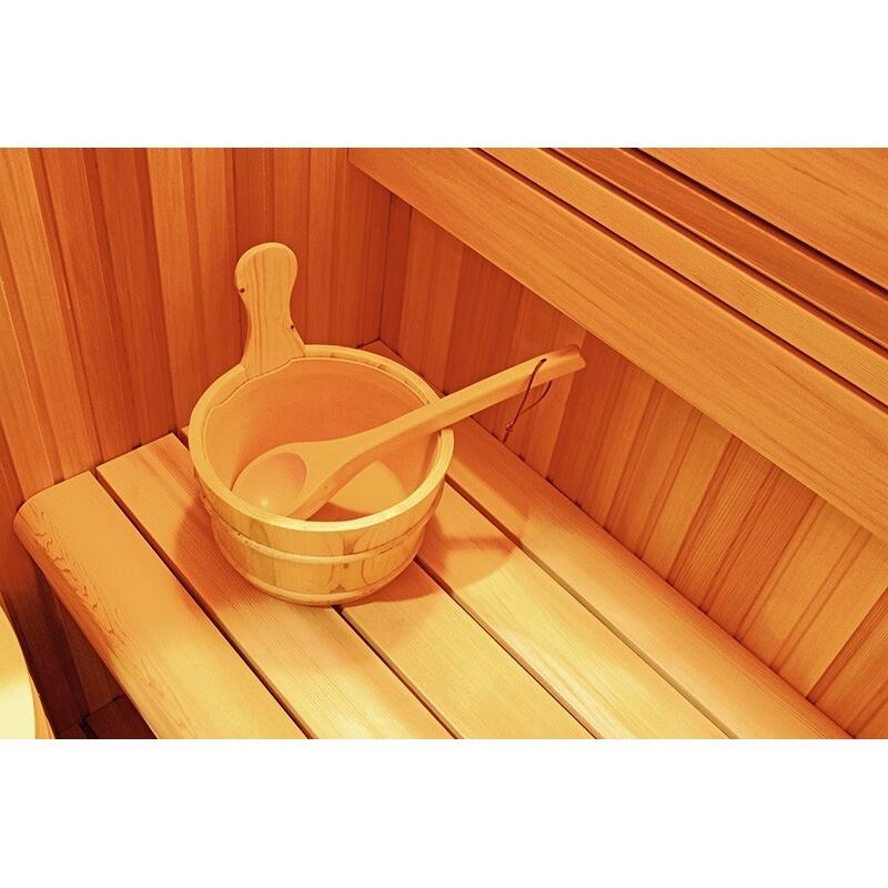 Sauna Boreal® Evasion 130 - sauna de luxe en cèdre rouge 2 personnes 7/7