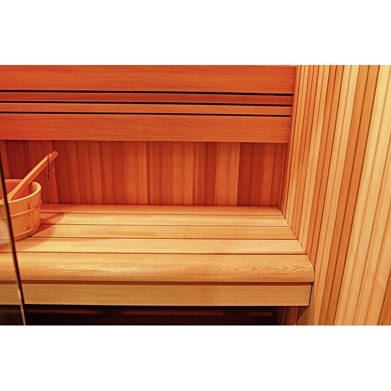 Sauna Boreal® Evasion 130 - sauna de luxe en cèdre rouge 2 personnes 4/7