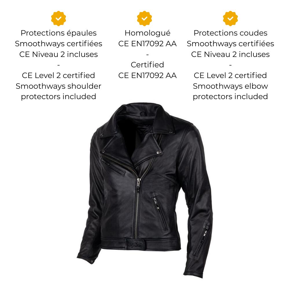 Blouson Moto FEMME Certifié | JUDE MOTOBLOUZ 3/7