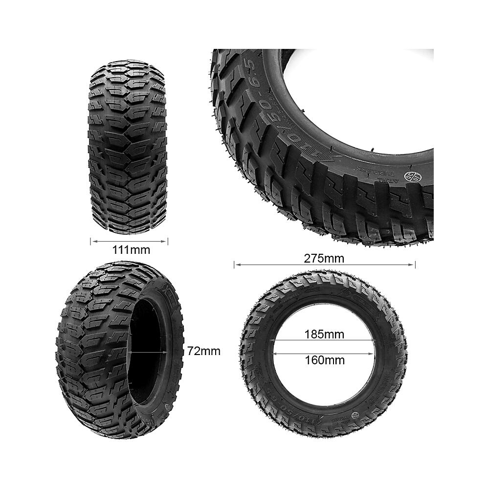 Neumático Tubeless Offroad 110/50-6,5 Xuancheng para Patinete Eléctrico 5/5