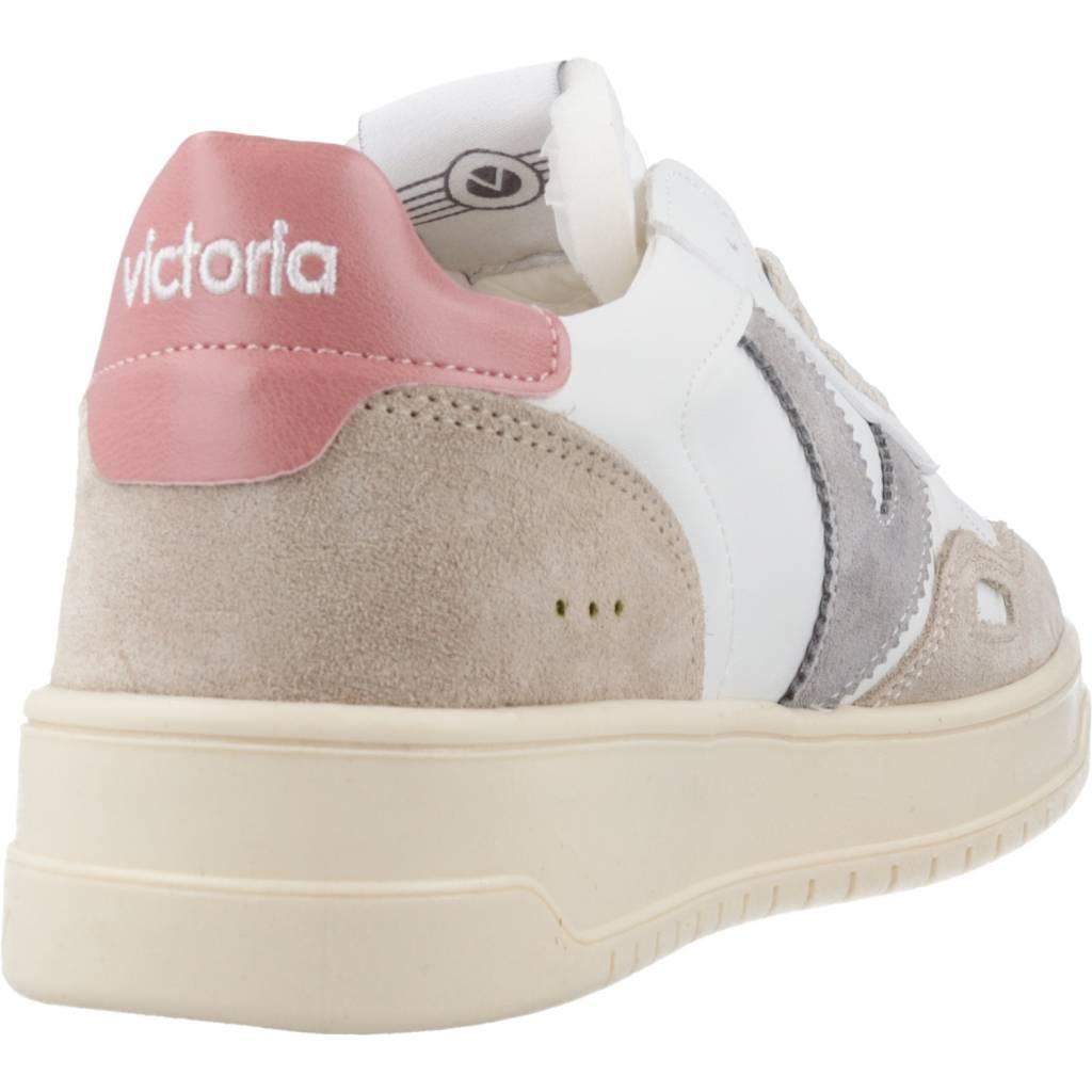 Chaussures Deportivas Mujer Victoria SEUL EFECTO PIEL & SERRAJE Rose 3/6