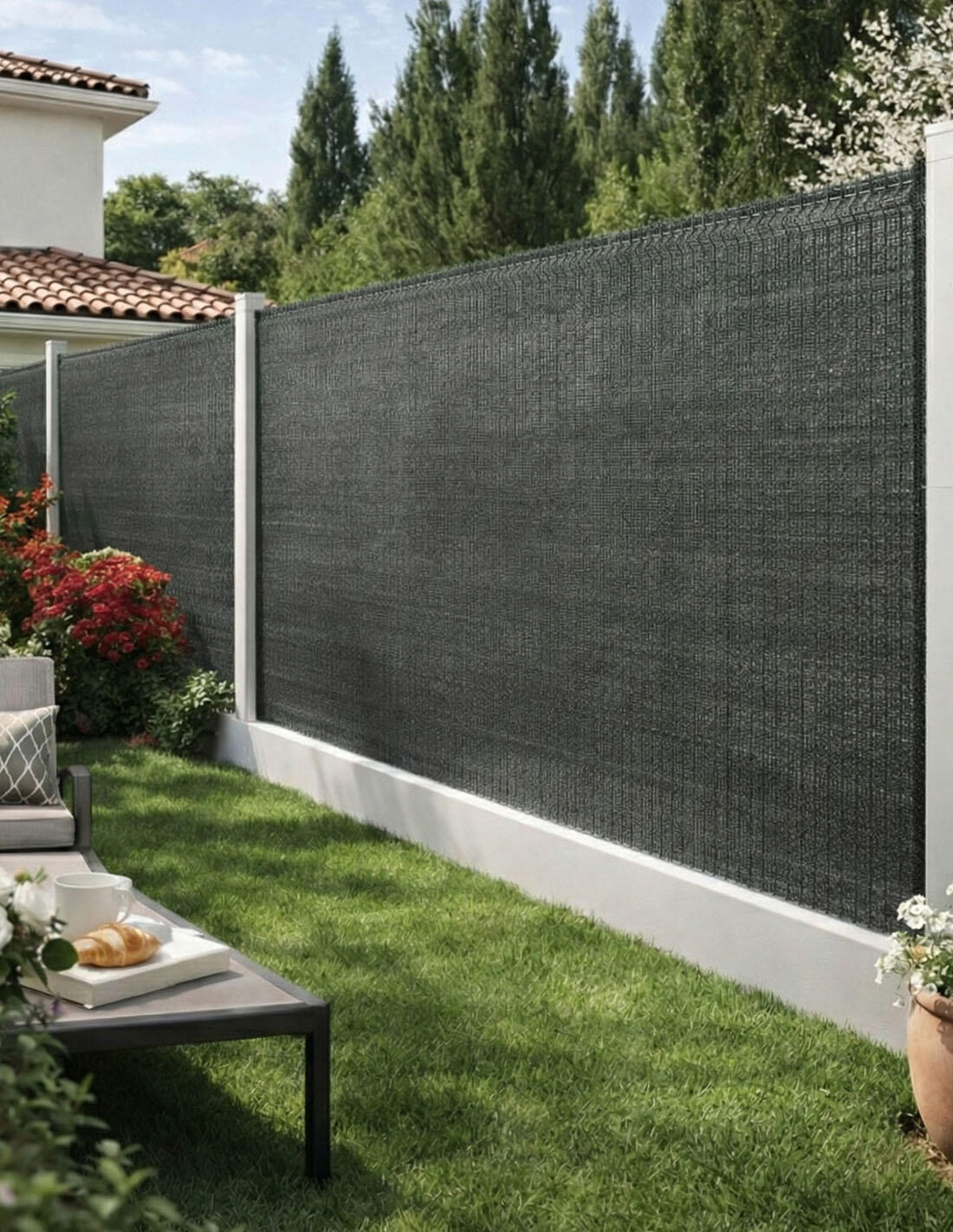 Malla de Ocultación 110g/m² Premium | So JARDIN202 Negro 1 x 100 metros 3/5