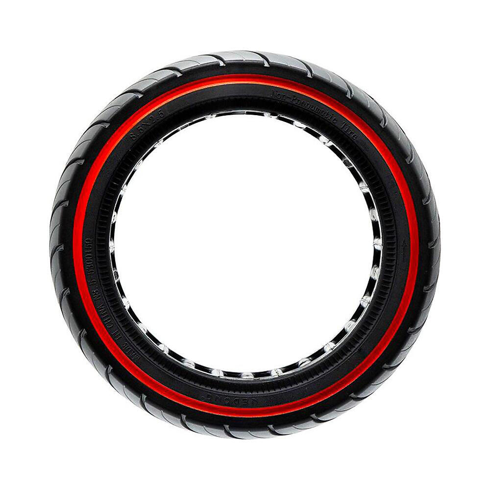 Rueda Maciza Ultraligera 8,5x2,5-6,1 B58 Línea Roja para Patinete Dualtron Mini 2/5