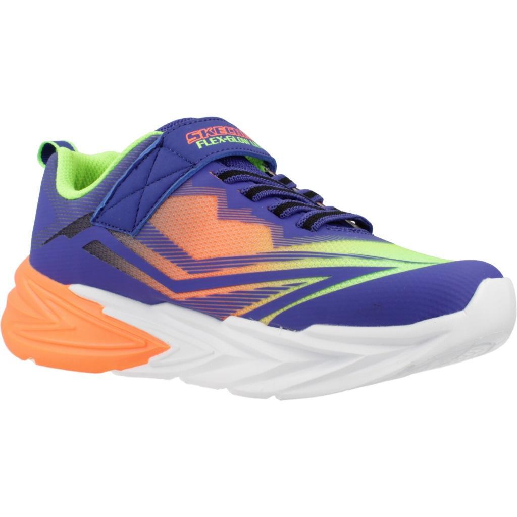 Baskets Skechers Flex-glow Ultra, Bleu, Enfants 5/5
