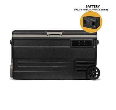 Steamy-e single zone 75, elektrische koelbox op wielen, 74l