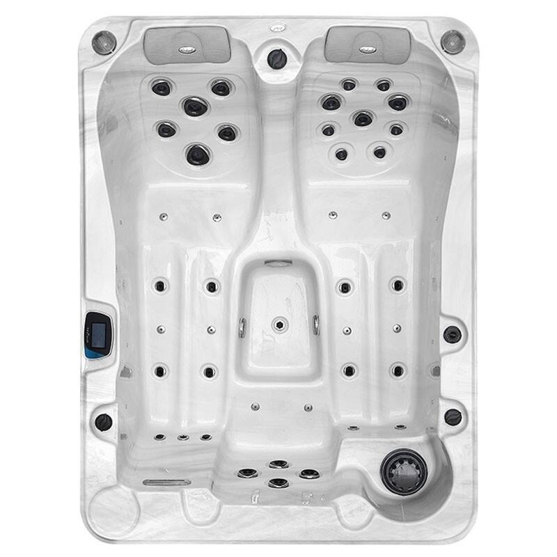 Spa 2-3 places Archipel® G23 VIP BLANC MARBRE - Spa Thérapeutique Balboa 210x158 1/7