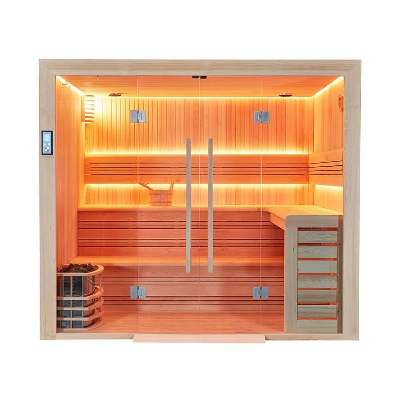 Sauna d'angle Boreal® Evasion Baltik - 240x200x210 cm 2/7