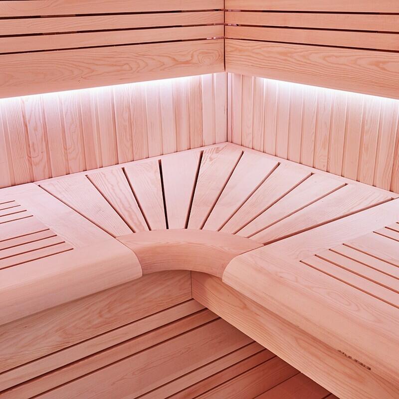 Sauna d'angle Boreal® Evasion Baltik - 240x200x210 cm 4/7