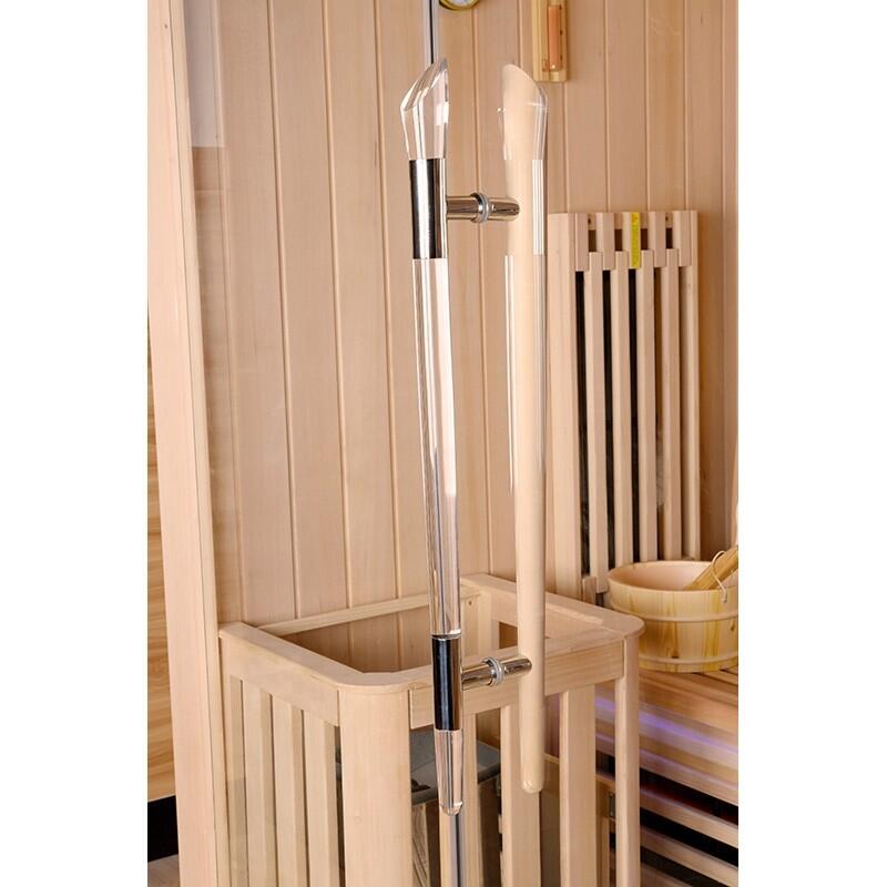 Sauna Combi Boreal® Elégance 2 - 150x125 Infrarouge + Vapeur 7/7